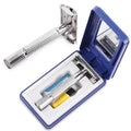 2026 Classic Traditional Double Edge Shaving Razor Set for Men Safety Razor Beard Safety Razor for Barber Styling Accessories Zpaxo 114-Razor