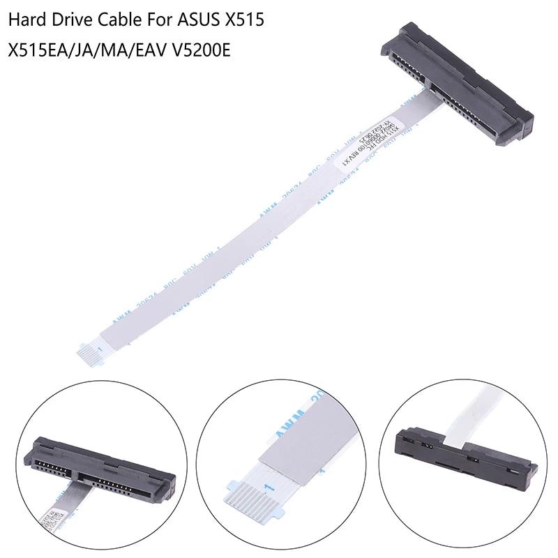 HDD Cable For ASUS X515 X515EA/JA/MA/EAV V5200E F515 Laptop SATA Hard Drive HDD SSD Connector Flex Cable Zpaxo 1Pcs