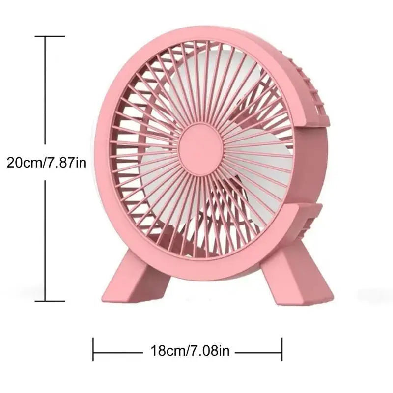 652F Portable Fan USB Desktop Fan Personals Small Table Fan 4Blades Table Fan Zpaxo