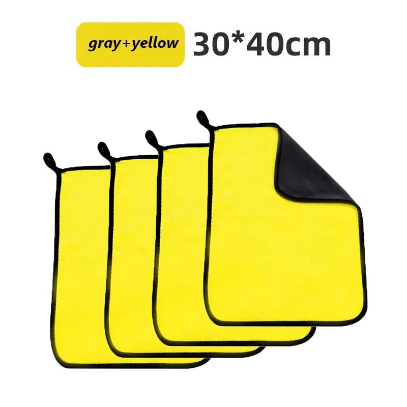 Microfiber Car Detailing Towels 500GSM – Soft Drying Cloth Pack