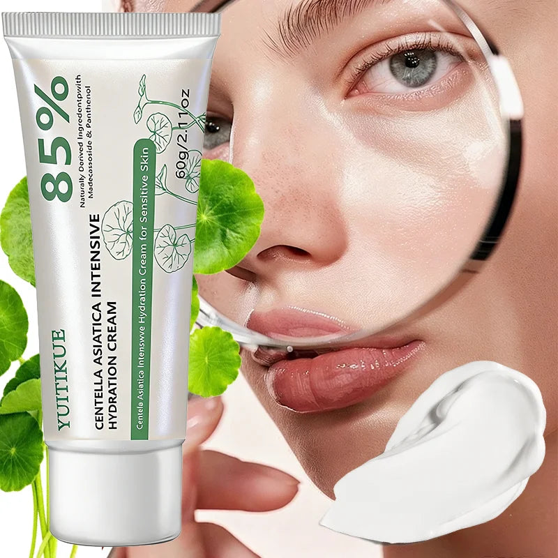 YUITIKUE Centella Asiatica Hydration Cream | Sensitive Skin 60g Face Moisturizer Cream Zpaxo