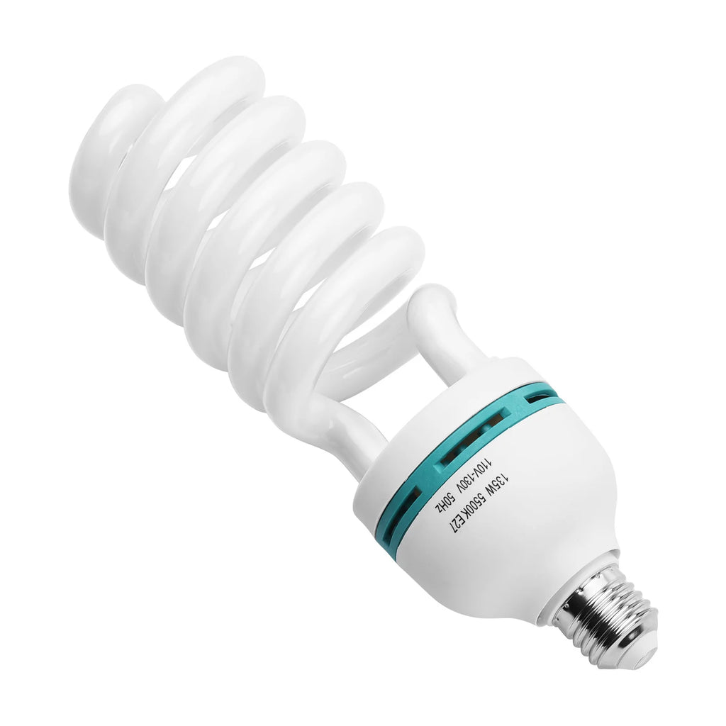 Andoer Spiral Fluorescent Light Bulb 135W 5500K Daylight CRI90 E27