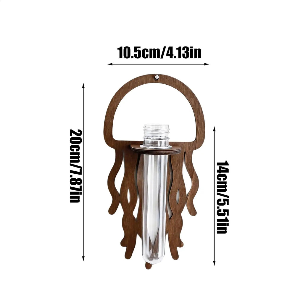 Propagation Stations Wall Jellyfish Wood Room Decoration Test Tube
