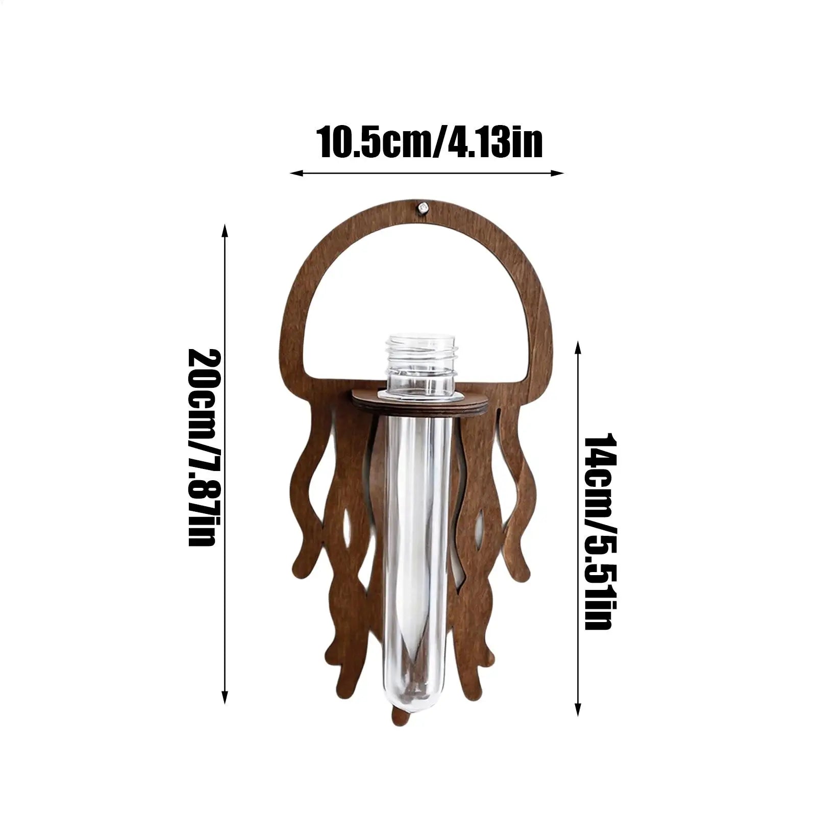 Propagation Stations Wall Jellyfish Wood Room Decoration Test Tube