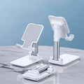 1/2pcs Desk Mobile Phone Holder Stand For IPhone IPad Xiaomi Adjustable Desktop Tablet Holder Universal Table Cell Phone Stand Zpaxo 1PC White