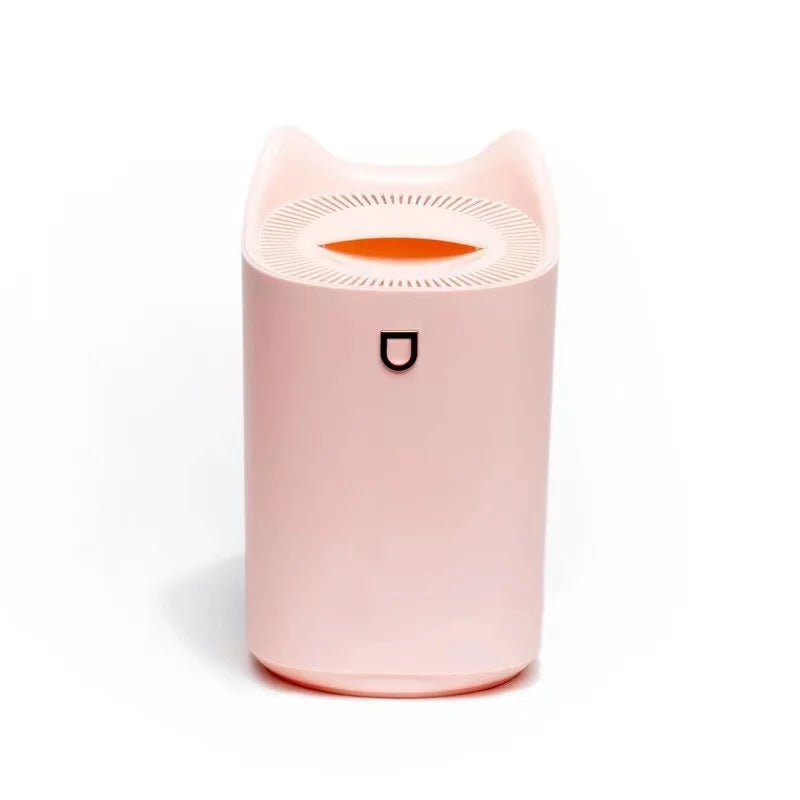 3000Ml Dual Jet Air Humidifier Large Capacity Atomizer Ultrasonic Aroma Diffuser Cool Mist Maker Air Humificador Purifier Zpaxo pink