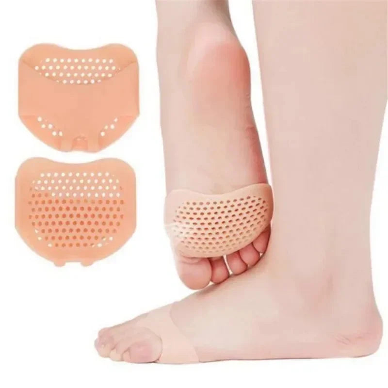 2-Pack Silicone Metatarsal Pads & Toe Separators | Forefoot Cushion