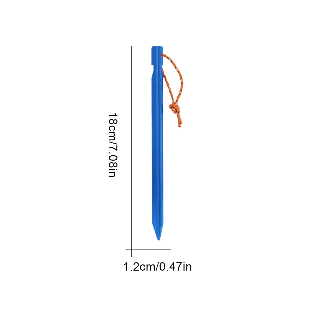 Tent Stakes Camping Aluminum Alloy Garden Outdoor Nails Canopy