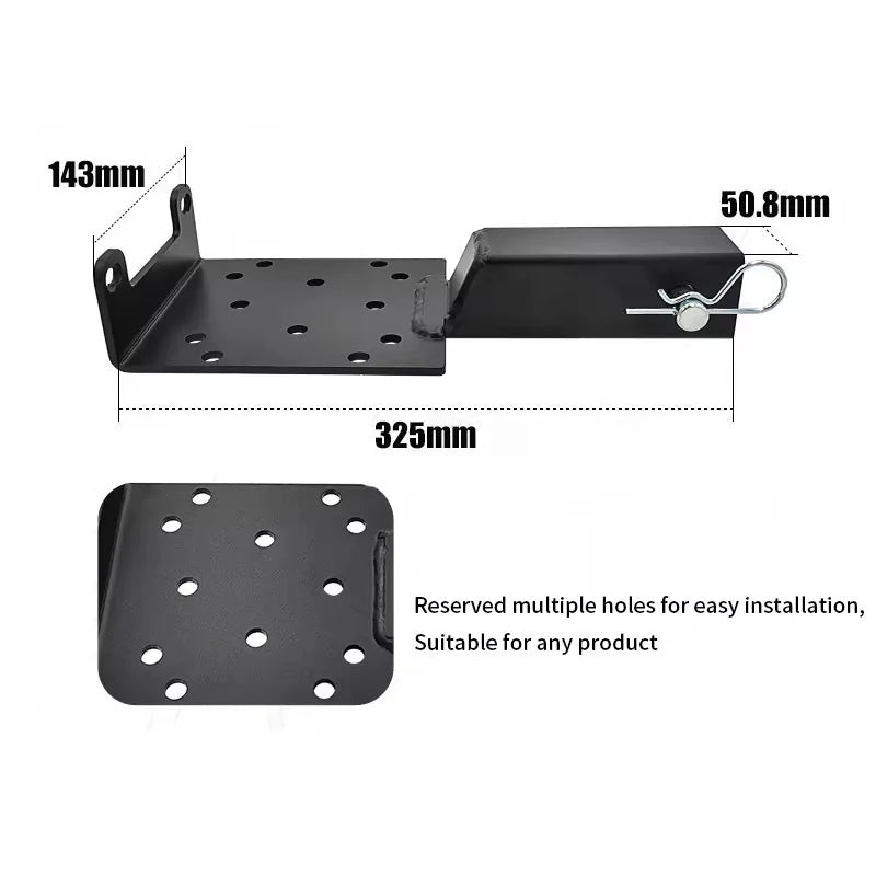 Universal Winch Hitch Bracket – ATV, UTV & Truck Receiver Mount