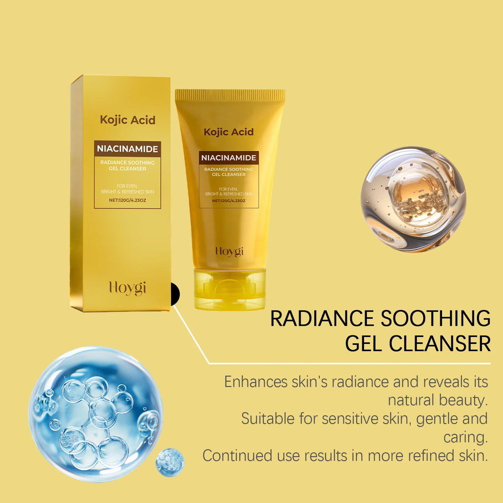 Turmeric Hyaluronic Acid Foaming Cleanser Gentle Face Wash for Oily Dull Skin Deep Pore Clean Hydrating Lather Daily Facial Care Zpaxo