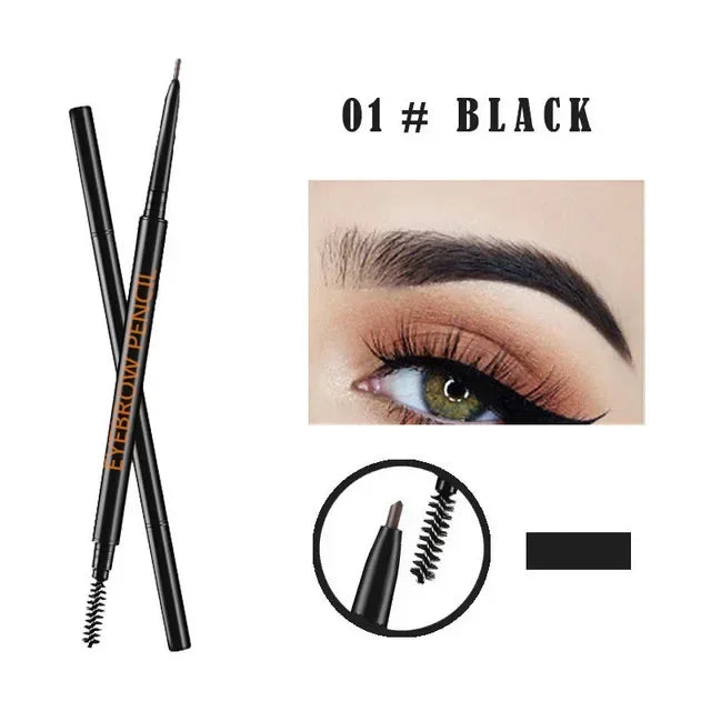Fine Eyebrow Pencil Double Head Automatic Rotation One Line