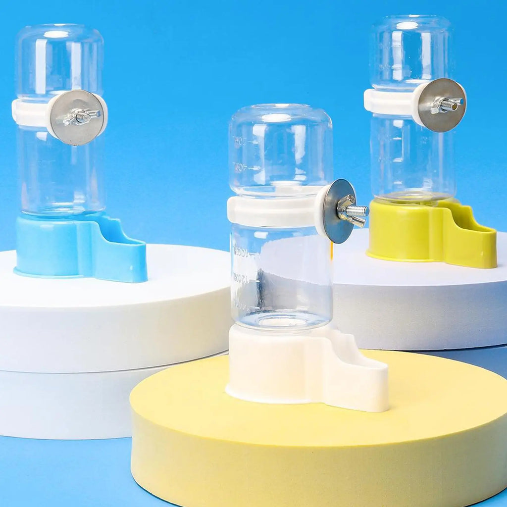 1PC Bird Water Drinker Feeder Container Automatic Pet Feeder Birdcage Hanging Water Bottle Parrot Drinking Water Food Dispenser Zpaxo