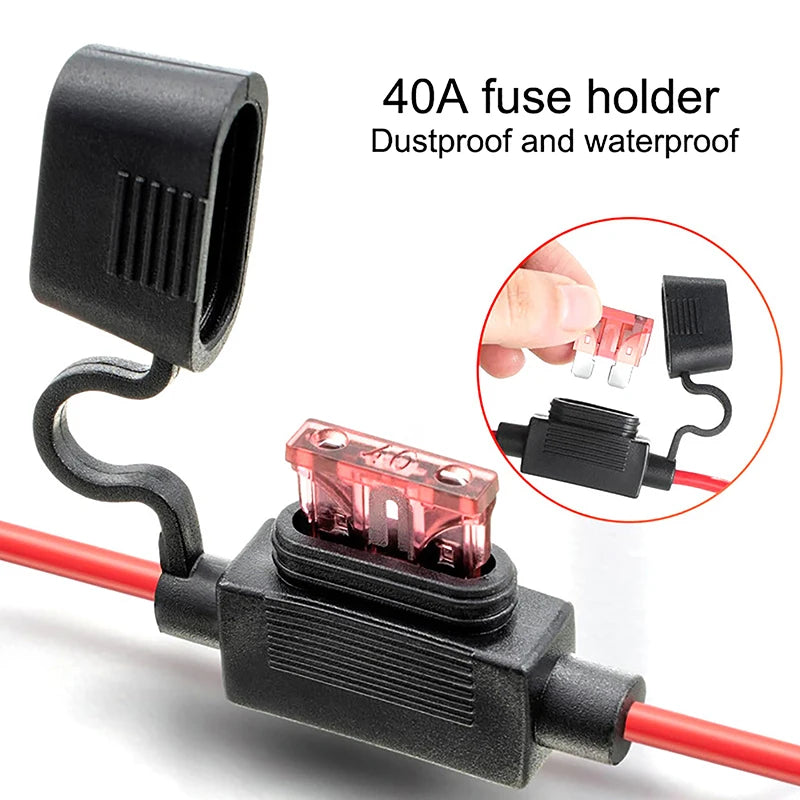 Peg Perego 12V SLA Battery Connector with Fuse & Wiring Harness