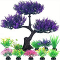 Aquarium Artificial Plastic Plants Decoration Goldfish Tank Betta