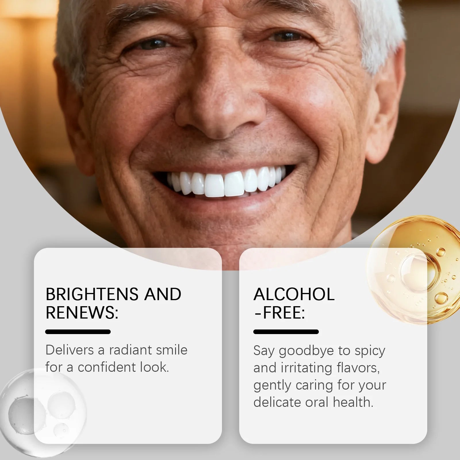 Teeth Whitening Menthol Mouthwash | Freshen Breath & Reduce Stains Whitening Mouthwash Zpaxo