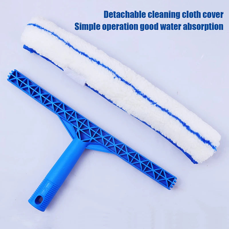 35cm Window Squeegee & Microfiber Washer Combo | Glass Wiper