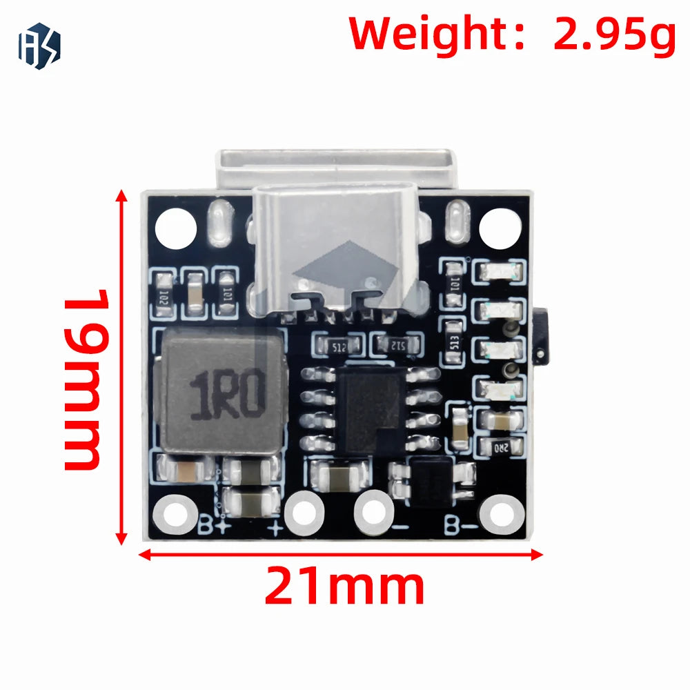5V Charge Discharge Integrated Module 18650 Lithium Battery Boost Zpaxo