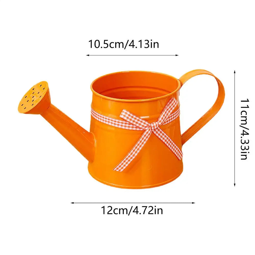 Mini Metal Watering Can – Decorative Indoor Plant Sprinkler Decorative Watering Can Zpaxo Orange