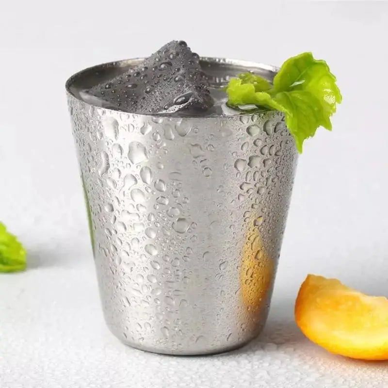 Stainless Steel Glass Outdoor Small Glasses Travel Picnic Cup 30 70 Zpaxo