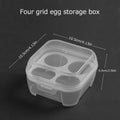 Portable Shockproof Egg Holder Box – 3/4/8 Grid Storage Egg Storage Container Zpaxo 4 grid