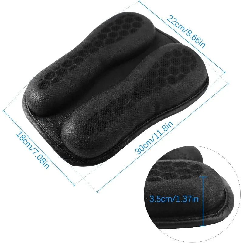 3D Honeycomb Gel Motorcycle Seat Cushion – Anti-Slip Ride Pad