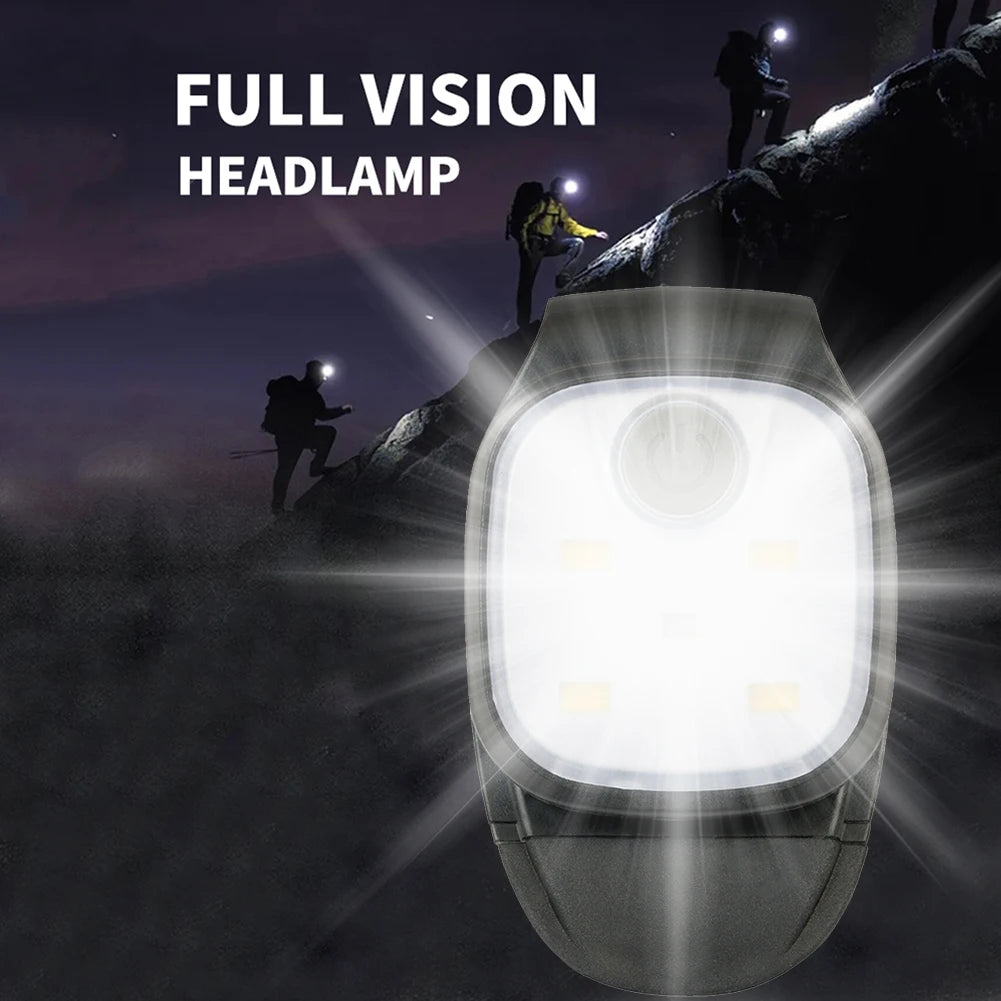 LED Clip Lamp 4 Lighting Modes Running Light Safety Warning Jogging