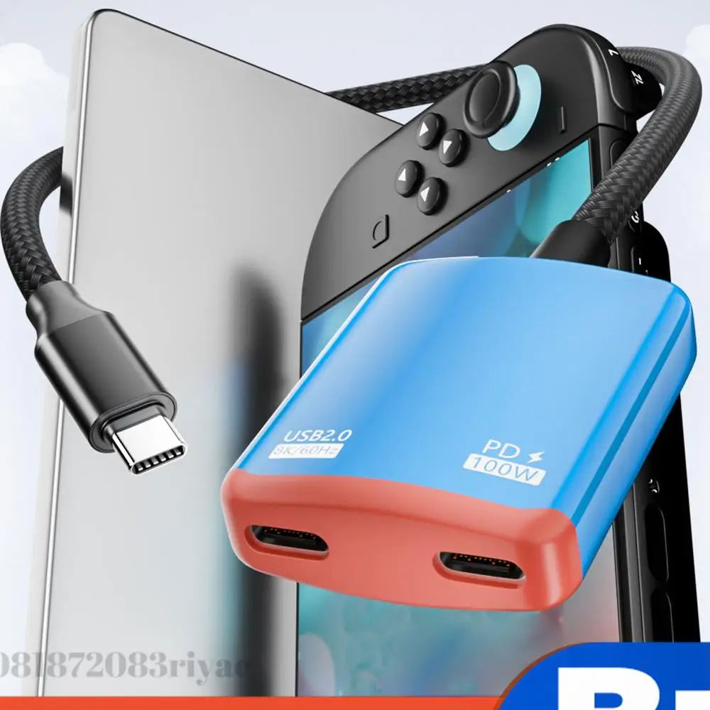 USB C 1 Converter PD100W Charging 8K 60Hz Video Full-function