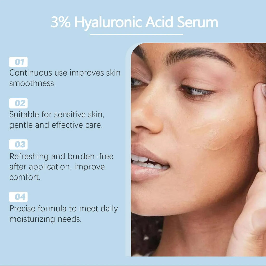 3% Hyaluronic Acid Serum – Hydrating Pore Minimizing Face Serum Hyaluronic Acid Serum Zpaxo