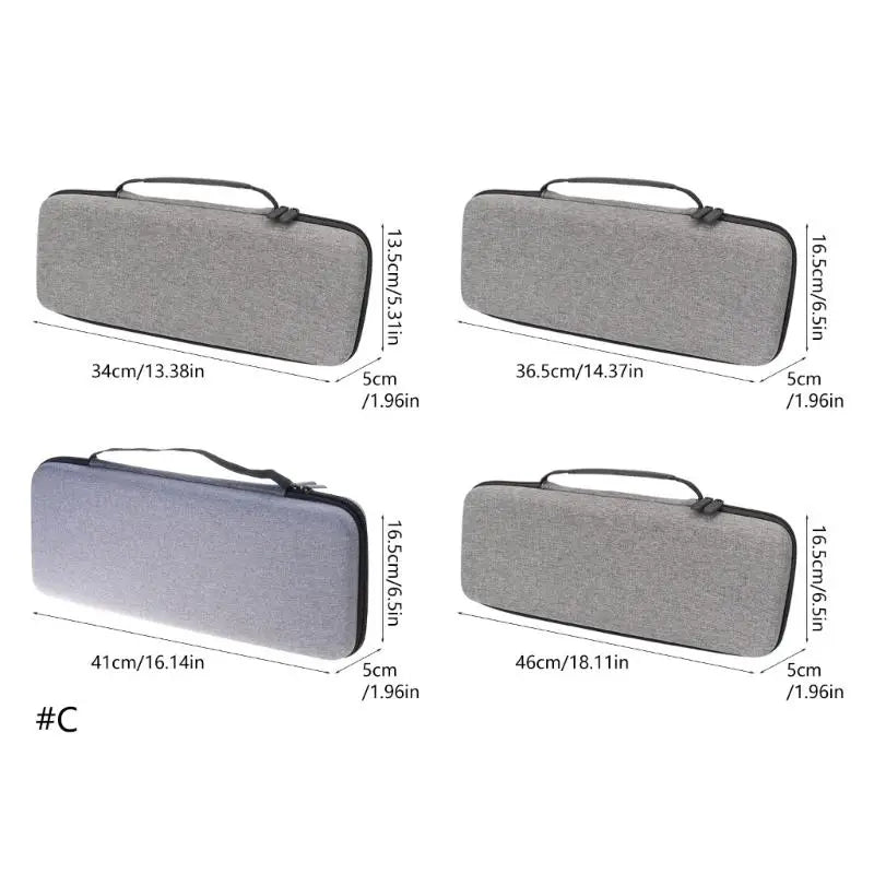 652F Waterproof EVA Keyboards Storage Case Multiple Compartment Zpaxo