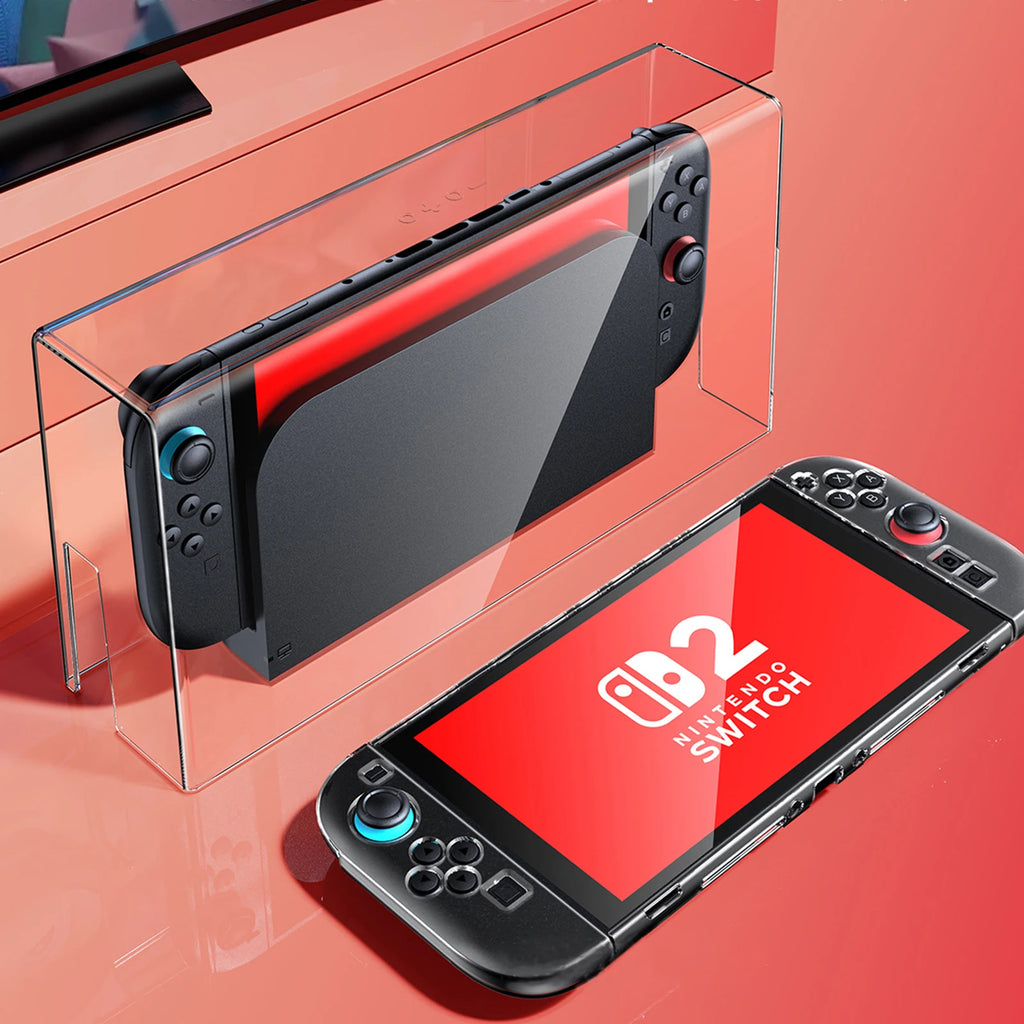 New HD Dustproof Protective Shell for Nintendo Switch 2 Moisture-proof Transparent Display Storage Case for Gaming Consoles Zpaxo