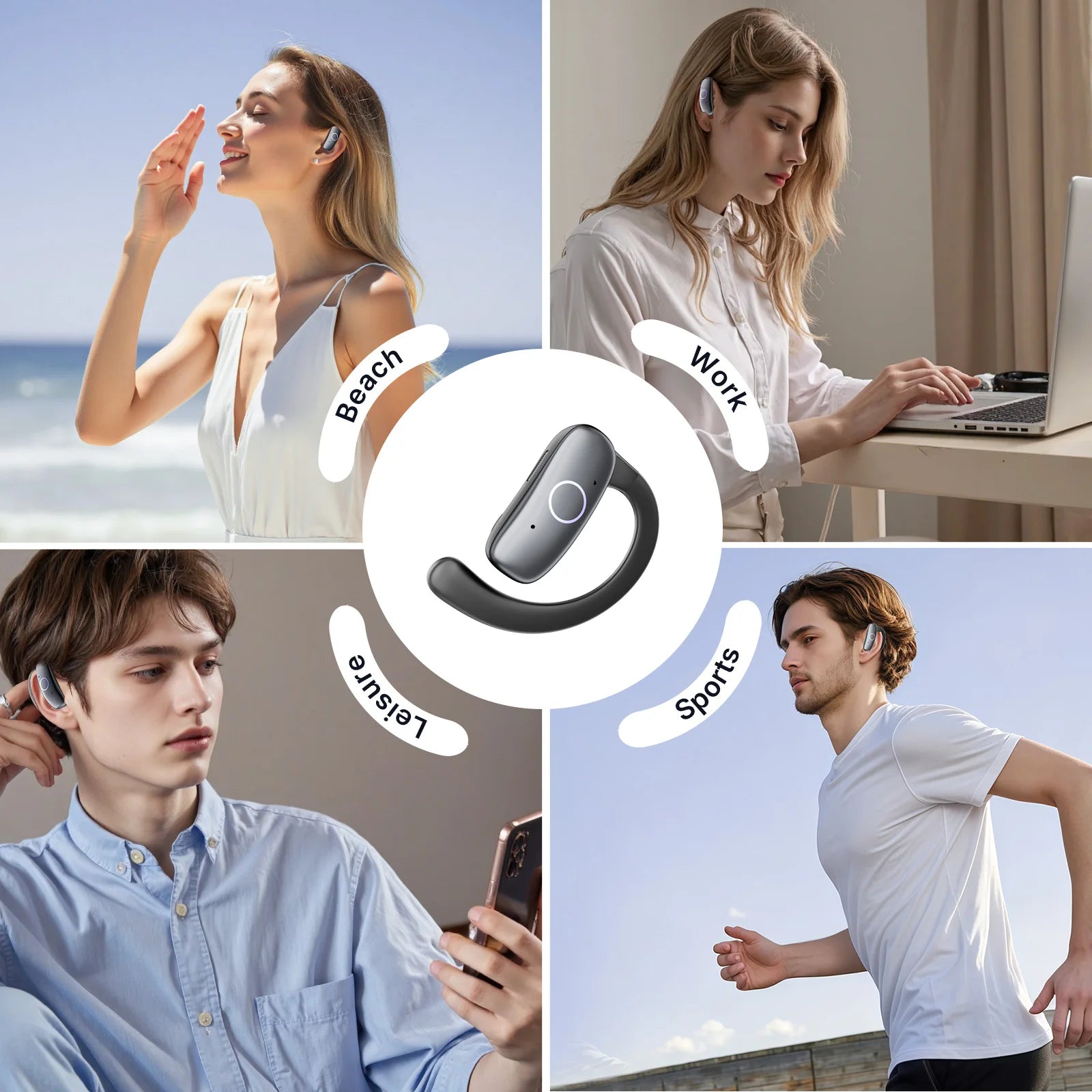 Bluetooth 5 4 Wireless Translation Headphone Multi Languages Business