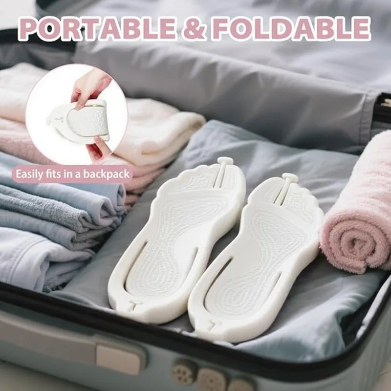 1pair Travel Folding Slippers Portable Anti-slip Hotel Bath 1 Pair