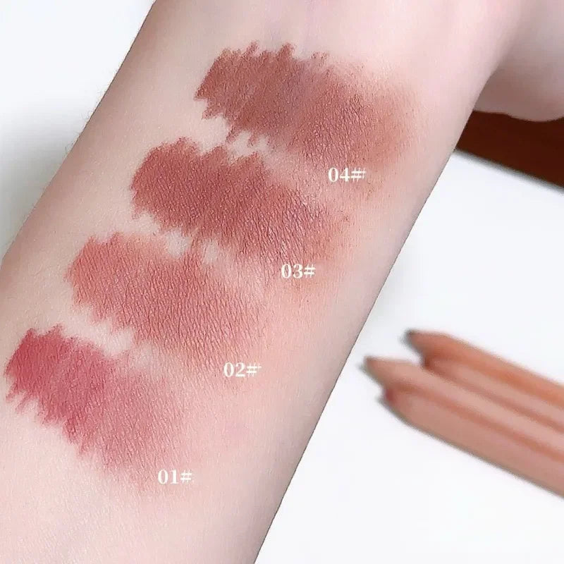 Waterproof Matte Lipliner Pencil Nude Pink Contour Tint Velvet