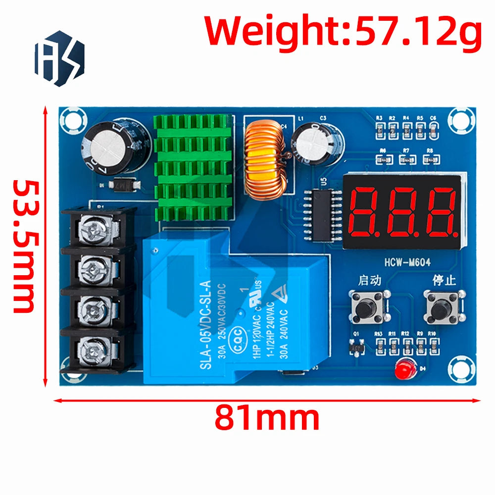 XH-M604 Lithium Battery Charger Module DC 6-60V Charging Control Zpaxo