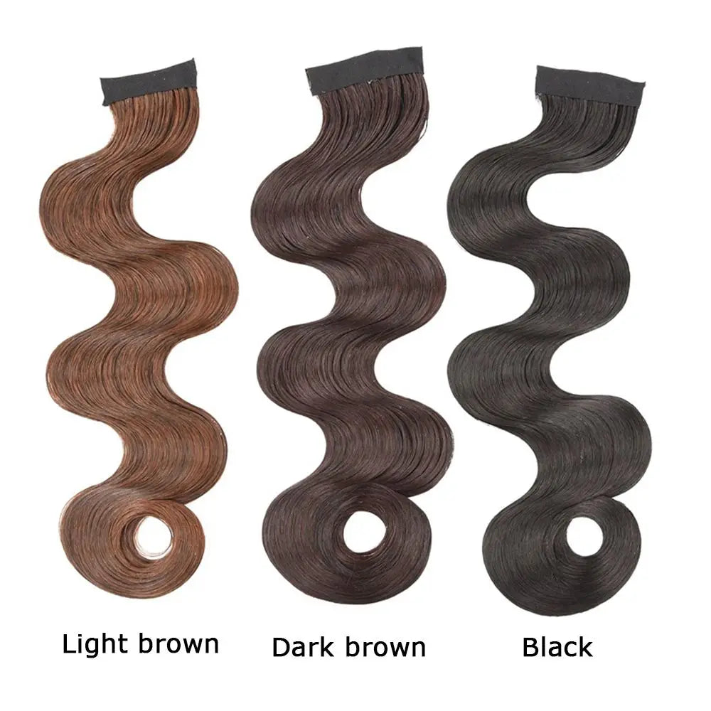 Vintage Shanghai Ripple Wave Fake Bangs Wig Piece for Women