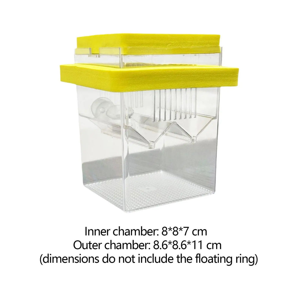 Floating Fish Breeding Box Nursery Tank Hatchery Incubation Small Zpaxo