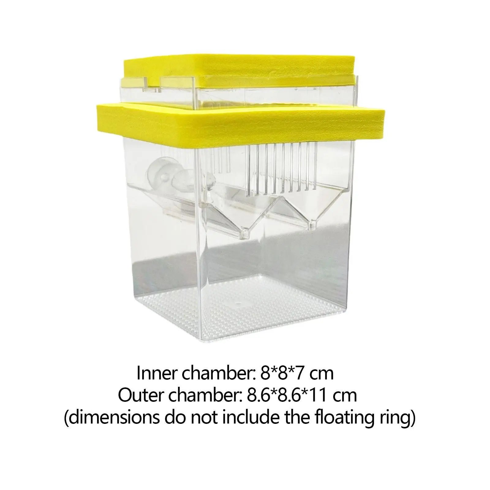 Floating Fish Breeding Box Nursery Tank Hatchery Incubation Small Zpaxo