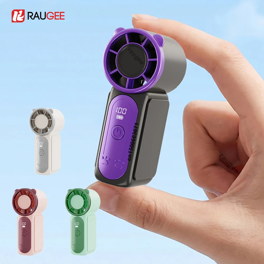 Mini Portable Handheld Fan USB Pocket Small Rechargeable Personal