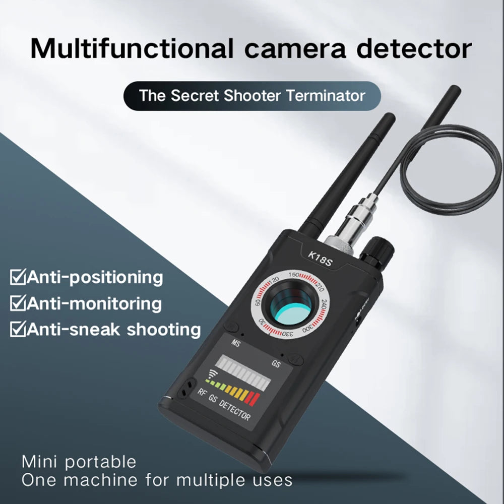 Multi-function Anti Mini Audio Camera K18S Detector Bug Finder GSM Zpaxo