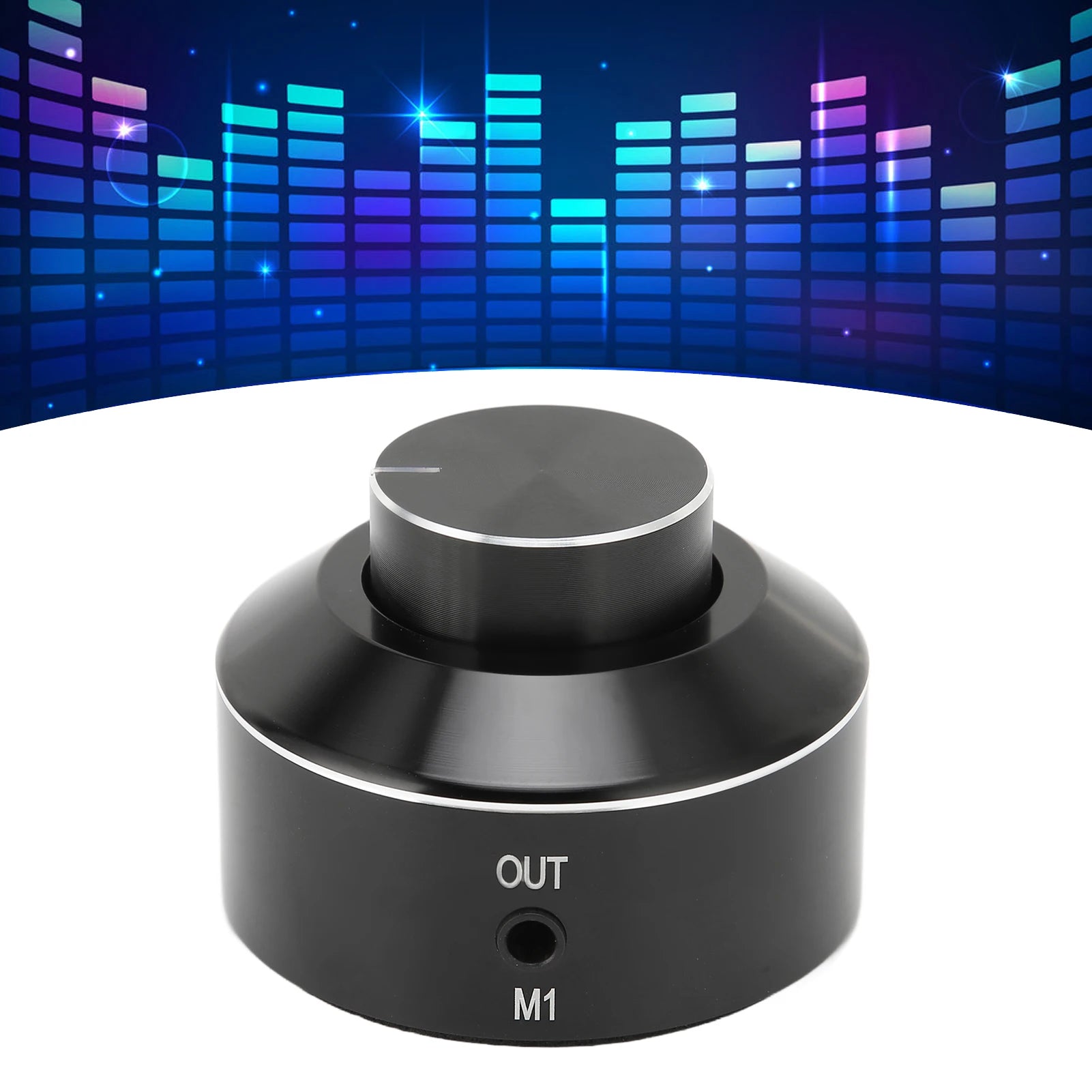 Volume Control Knob M1 Bottom Foam Pads Plug Play Adjust Speaker
