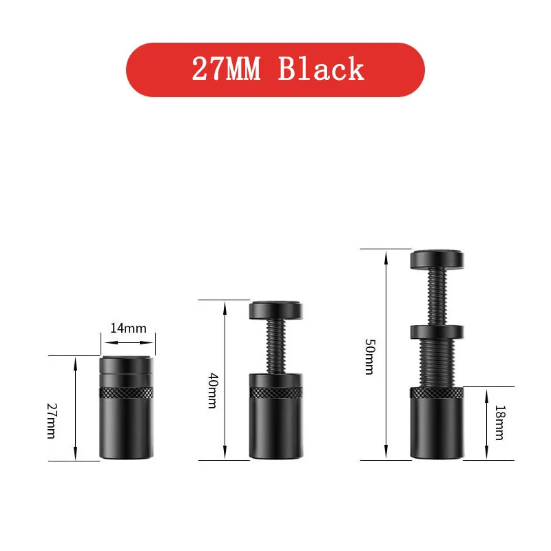 Aluminum GPU Support Bracket – Telescopic Rotating Magnetic Stand GPU Support Bracket Zpaxo 27mm Black