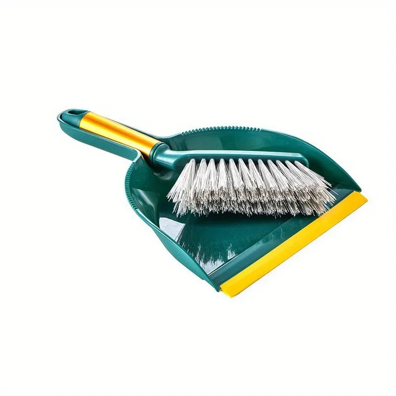 Mini Desktop Broom & Dustpan Set – Compact Plastic Desk Cleaner Mini Broom Set Zpaxo