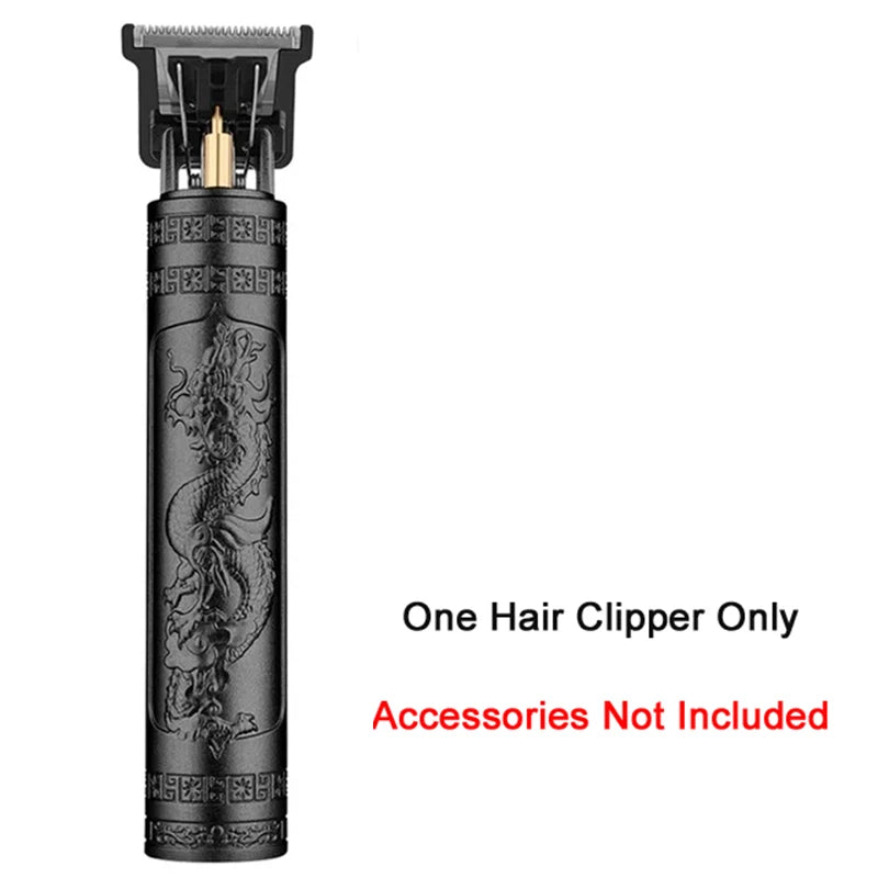 Cordless USB Hair Clipper & Beard Trimmer for Men – Professional Hair Clipper Trimmer Zpaxo X-BlackDragon