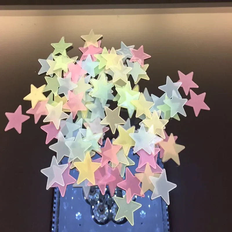 Bag Glow Dark Toys Luminous Star Stickers House Bedroom Decor