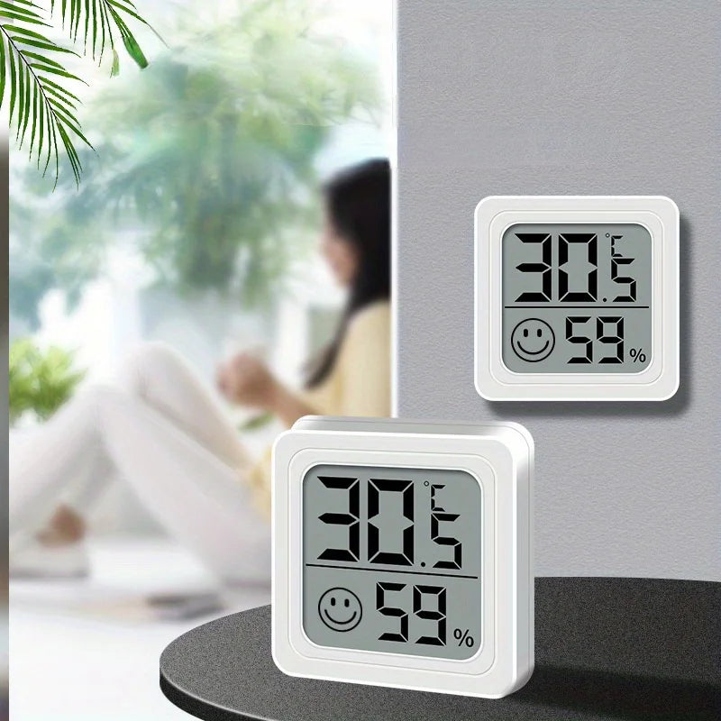 Mini LCD Hygrometer Thermometer Indoor Household New Digital Temperature Humidity Meter Digital Display Wall Mounted Sensor Zpaxo