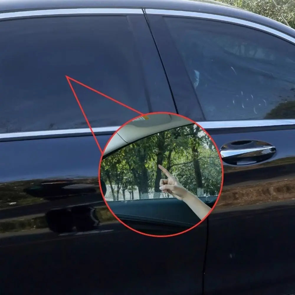 Block Sunlight Car Window Cover Mesh Flexible Sunshade Foldable Sun Zpaxo