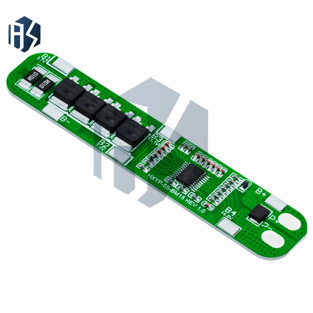 5S 15A 18 5V BMS Protection Board 18650 Li-ion Battery Packs Lithium Zpaxo