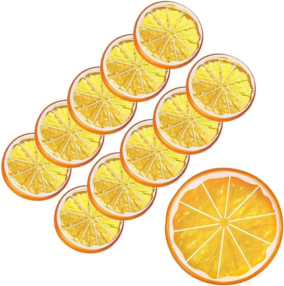 Artificial Lemon Slices – Lifelike Resin Decor Props 6/12 PCS