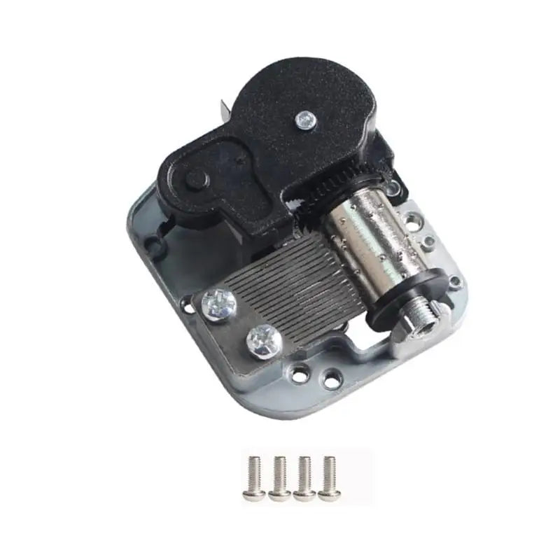652F Unique Hand Crank Wind Up Music Box Mechanism DIY Fan 3D Printed Zpaxo