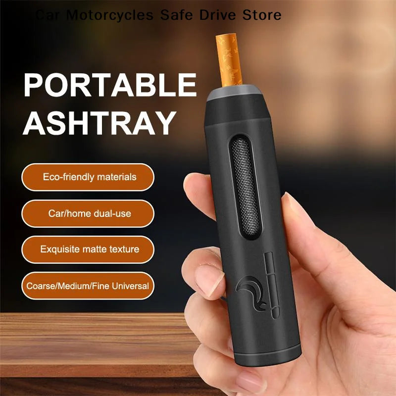 MPortable Car Ashtray No-fall Ash Control Tool Vehicles Lazy Person's
